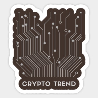 Crypto Trend T Shirt Sticker